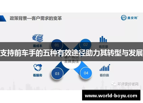 支持前车手的五种有效途径助力其转型与发展